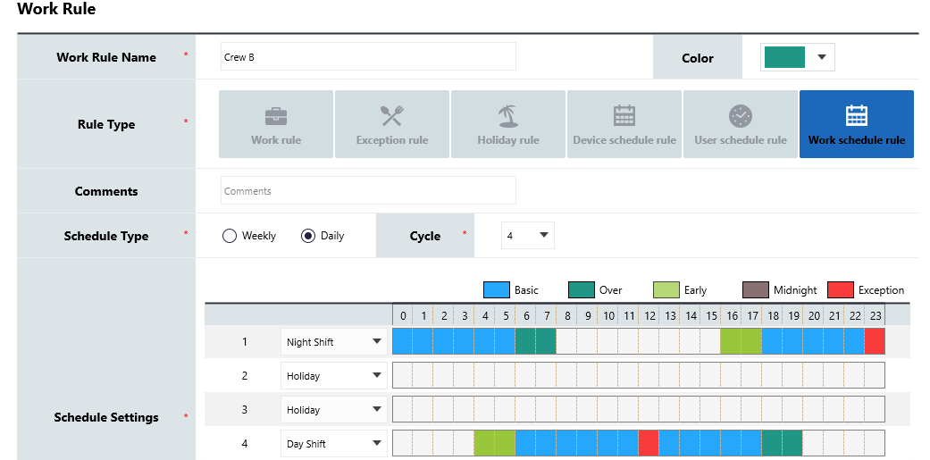 create shift plan 2